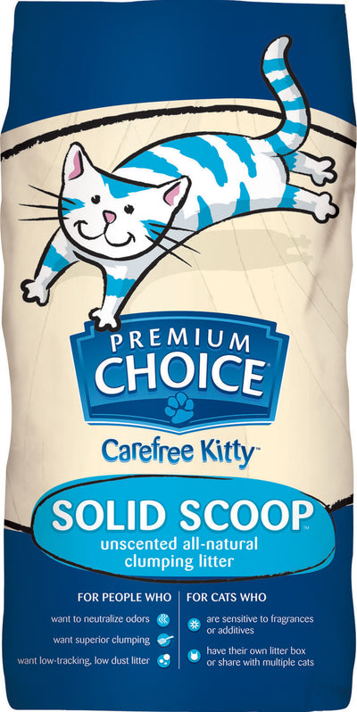 Premium Choice Carefree Kitty Solid Scoop Litter