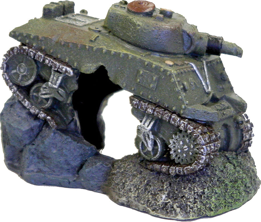 Exotic Environments Army Tank W/Cave