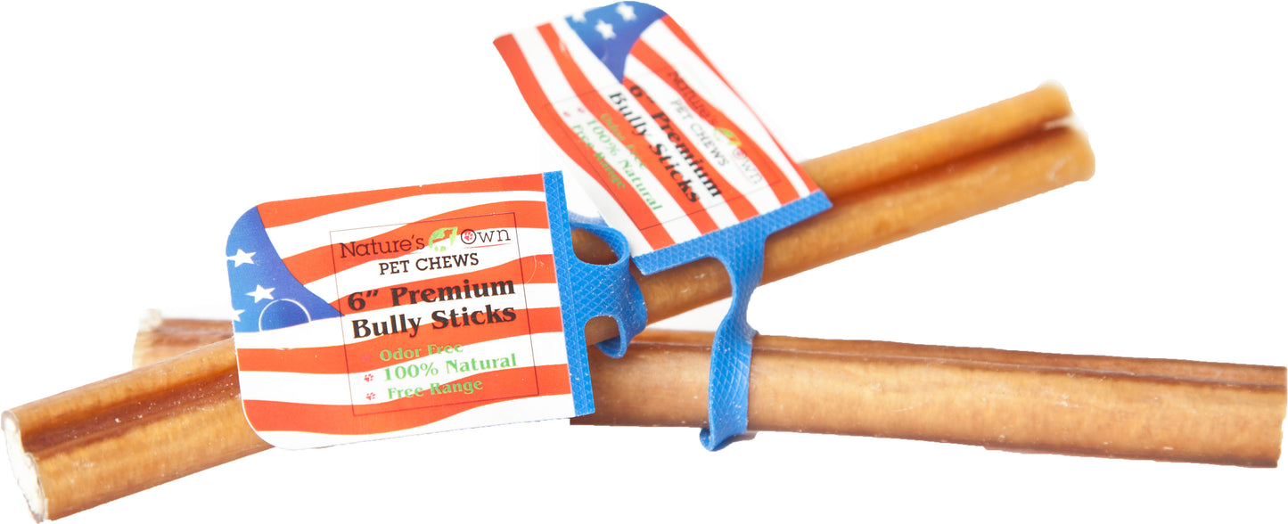 Nature'S Own Usa Odor-Free Bully Sticks (Pack Of 12)