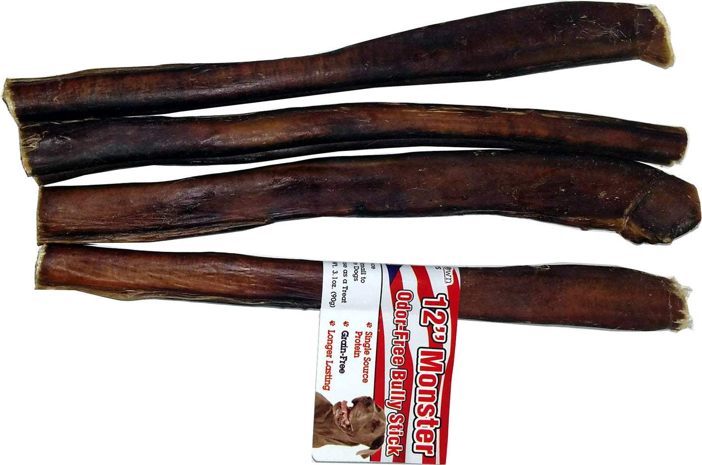 Nature'S Own Usa Odor-Free Bully Sticks (Pack Of 12)