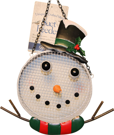 Mesh Snowman Feeder