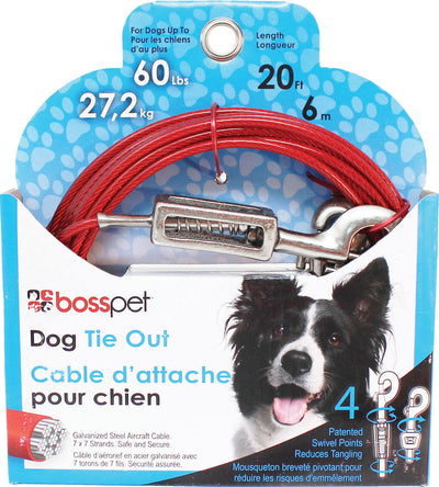 Boss Pet Tie-Out W/ Spring
