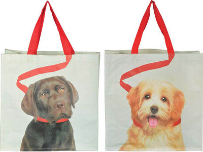 Esschert Design Dog&Puppy With Leash Shopping Bags (Pack Of 24)
