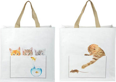 Esschert Design Kittens Playing Shopping Bags (Pack Of 24)