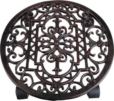 Esschert Design Round Filigree Plant Trolley