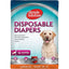 Simple Solution Disposable Dog Diapers for Female Dogs | Super Absorbent Leak-Proof Fit | Large | 12 Count (Pack of 1)