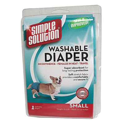 Simple Solution Washable Dog Diapers, Teal