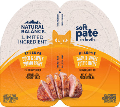 NB LIMITED INGREDIENT SPLIT CUP CAT FOOD (Pack of 10)