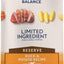 Nb Limited Ingredient Reserve Grain Free Dog Food