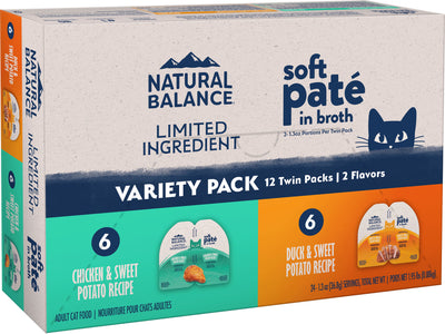 NB LIMITED INGREDIENT SPLIT CUP CAT FOOD VTY PK