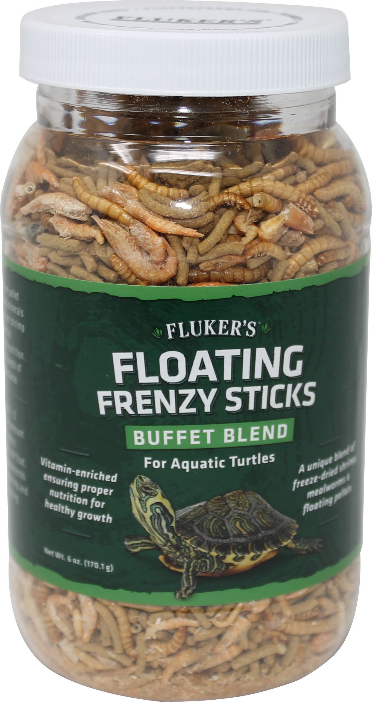 Buffet Blend Aquatic Turtle Floating Frenzy Sticks