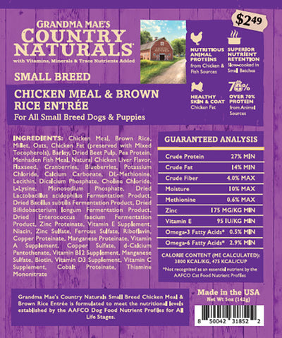 Country Naturals Small Breed Dog Food