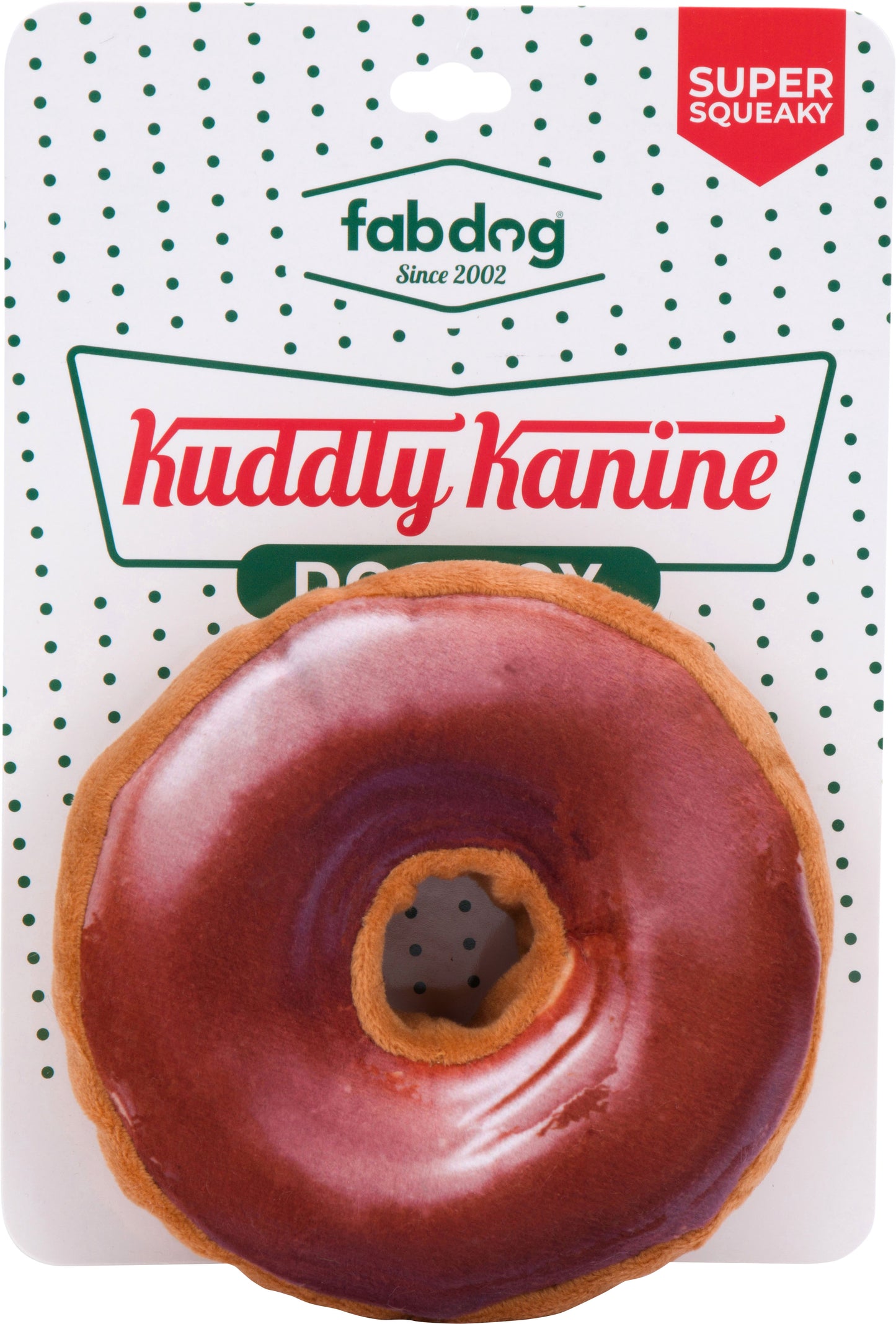 Fabdog Fast Foodies Kuddly Kanine Donut
