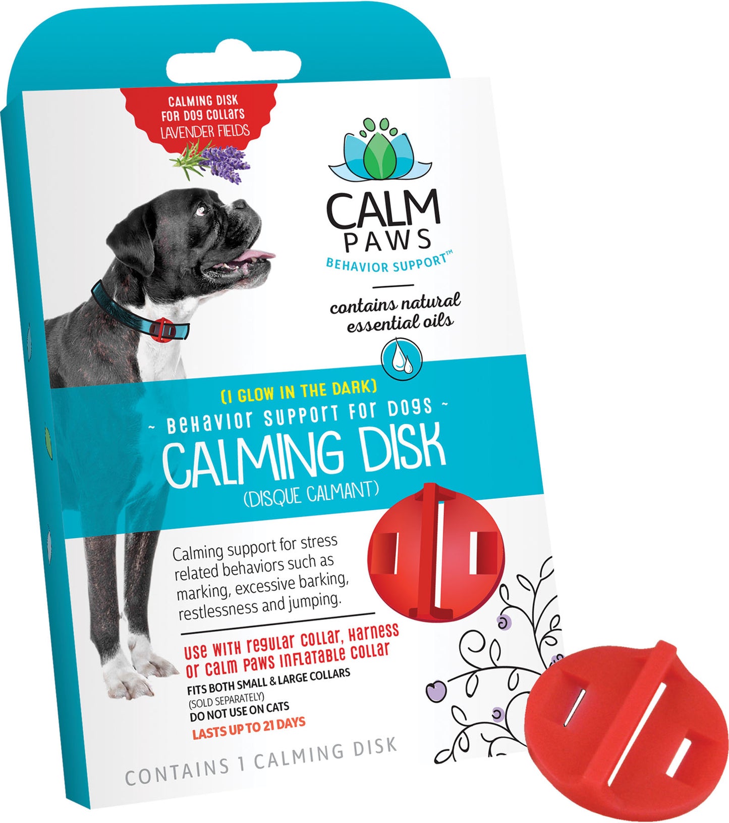 Calm Paws Calming Disk Medallion Dog