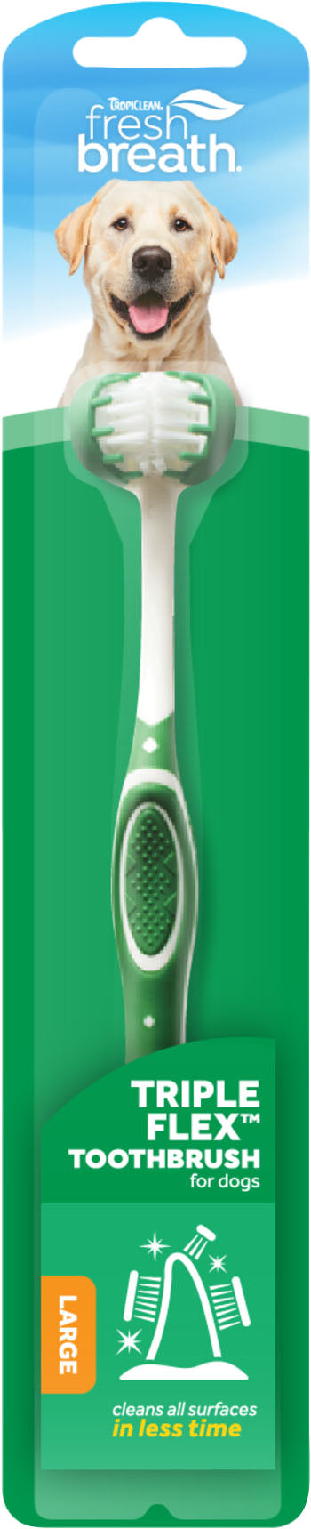 Fresh Breath Triple Flex Toothbrush For Dogs