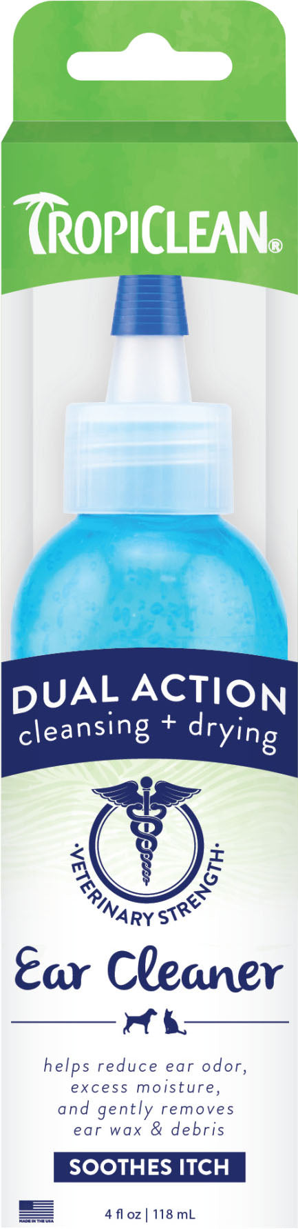Tropiclean Dual Action Ear Cleaner For Pets