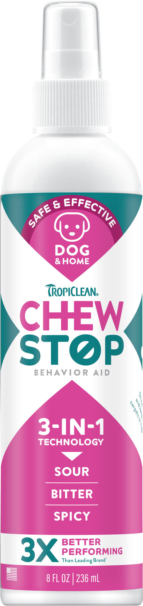 Tropiclean Chew Stop Behavior Aid Dog & Home Spray