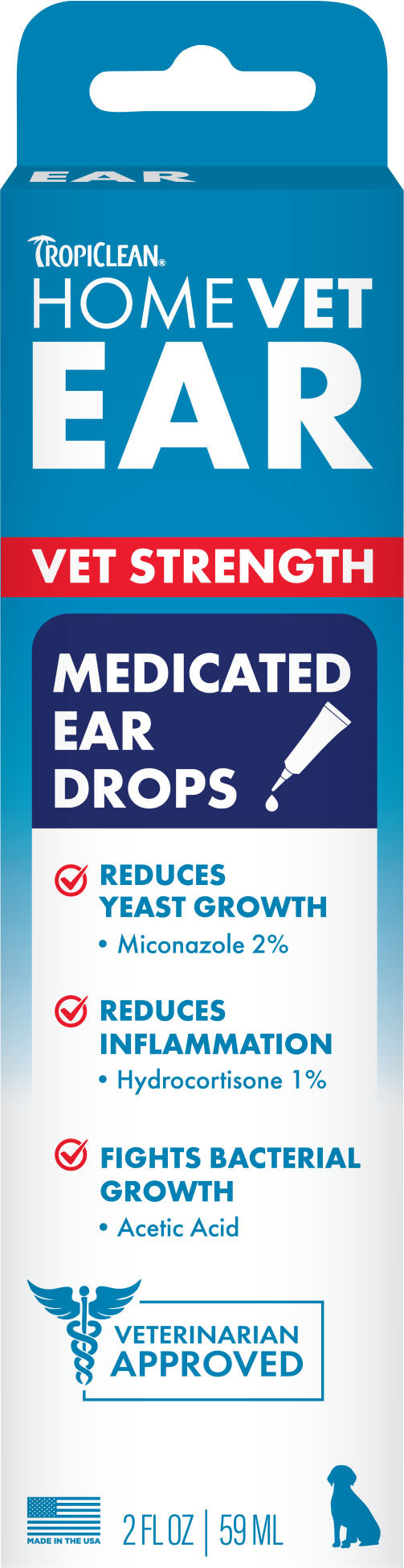 Tropiclean Homevet Medicated Ear Drops