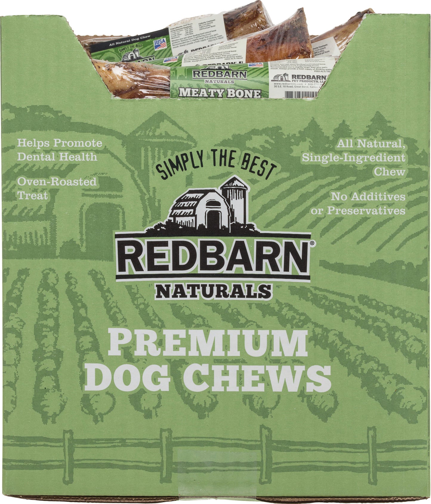 Redbarn Naturals Meaty Bone (Pack Of 30)