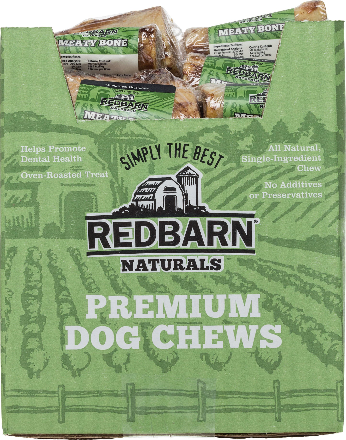 Redbarn Naturals Meaty Bone (Pack Of 30)
