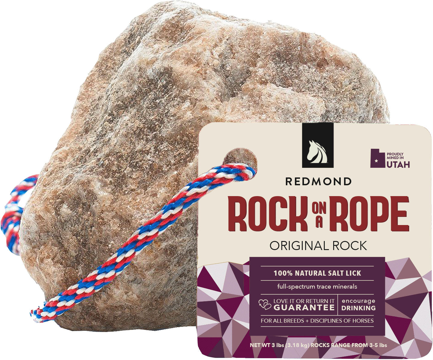 Redmond Rock On A Rope (Pack Of 5)