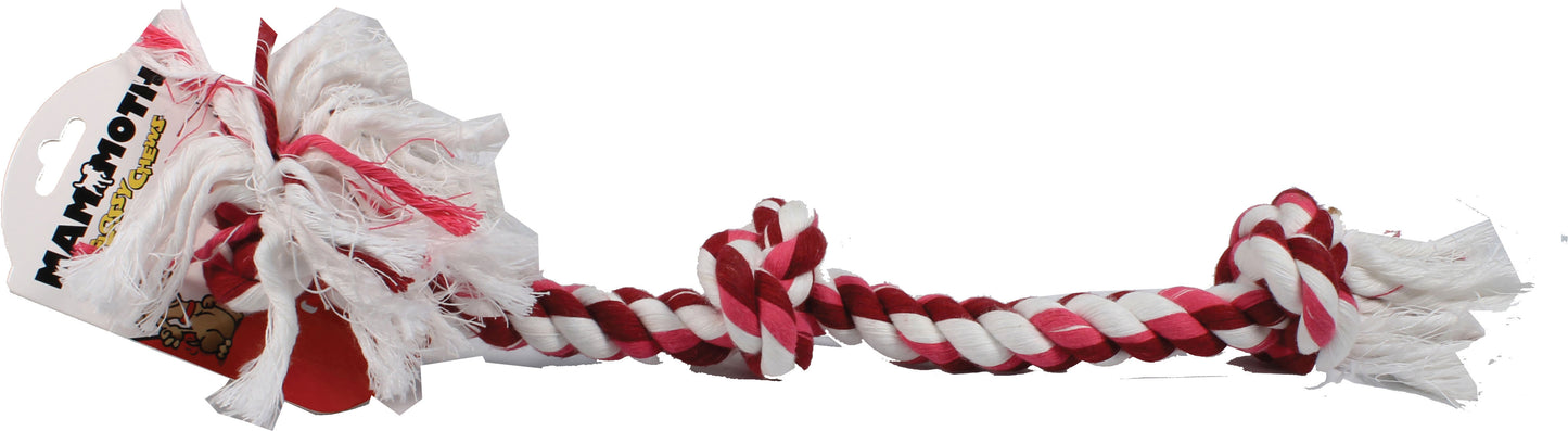 Flossy Chews Color 3 Knot Rope Tug