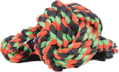 Flossy Chews Monkey Fist Ball W/Rope Ends