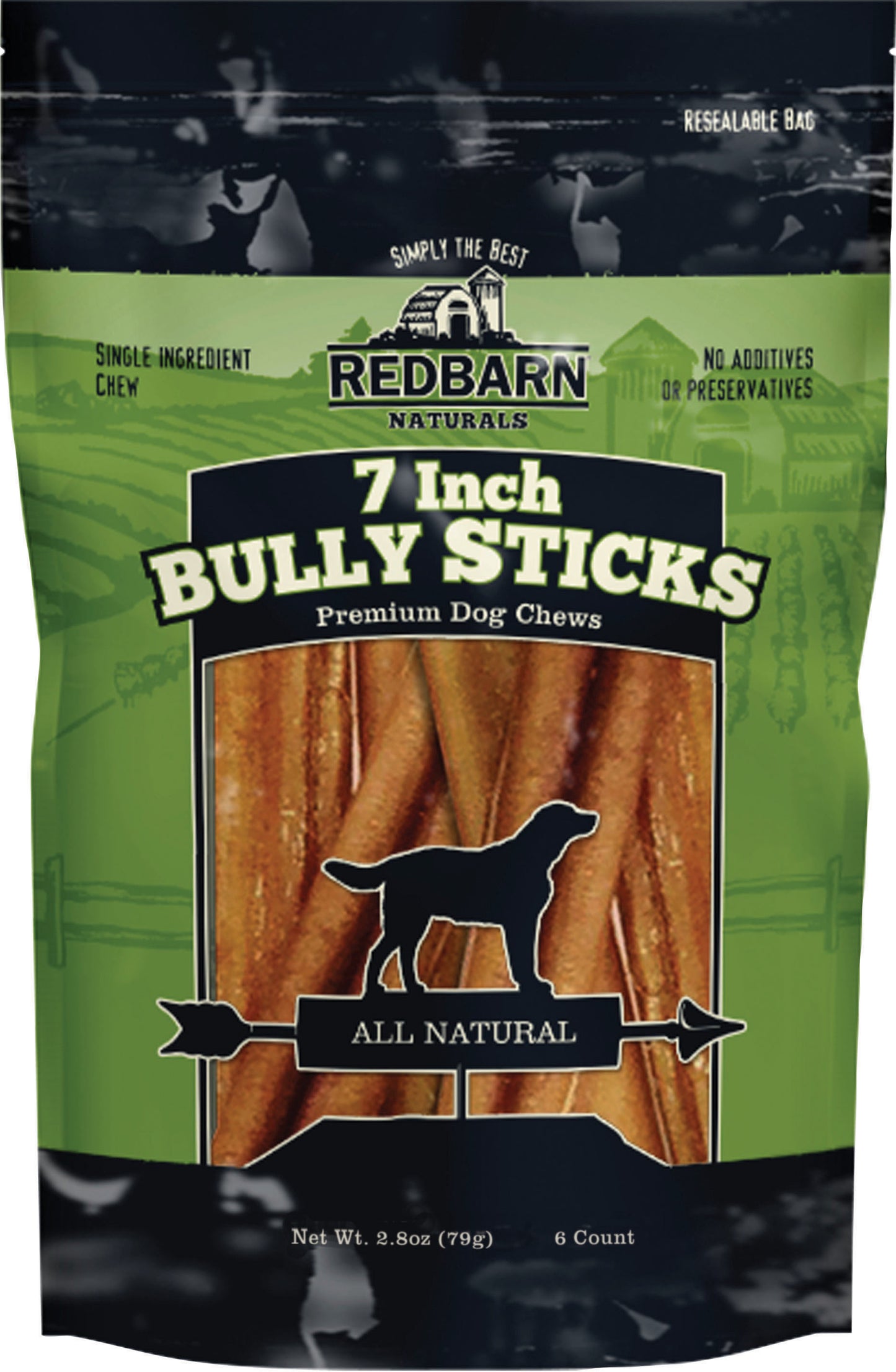 Redbarn Naturals Bully Stick Chew Bagged