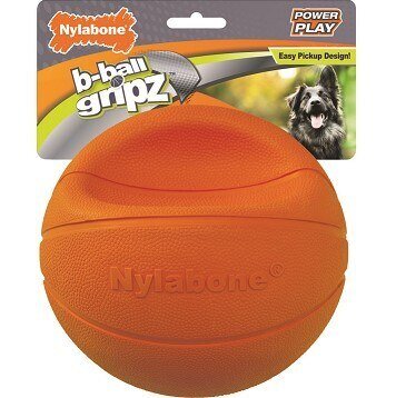 Nylabone Power Play Dog Basketball B-Ball Gripz Basketball Large (1 Count)