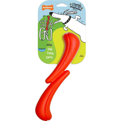 Nylabone Stik-GO Interactive Dog Toy - Lightweight Flexible Floatable Dog Fetch Toy for Creative Play & Dog Exercise