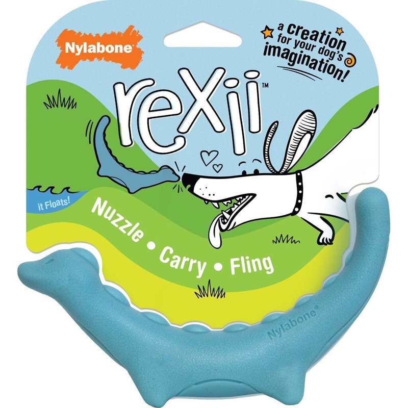 Nylabone Rexii Interactive Dog Toy for Small Dogs - Lightweight Flexible Dog Toy for Creative Play & Dog Exercise