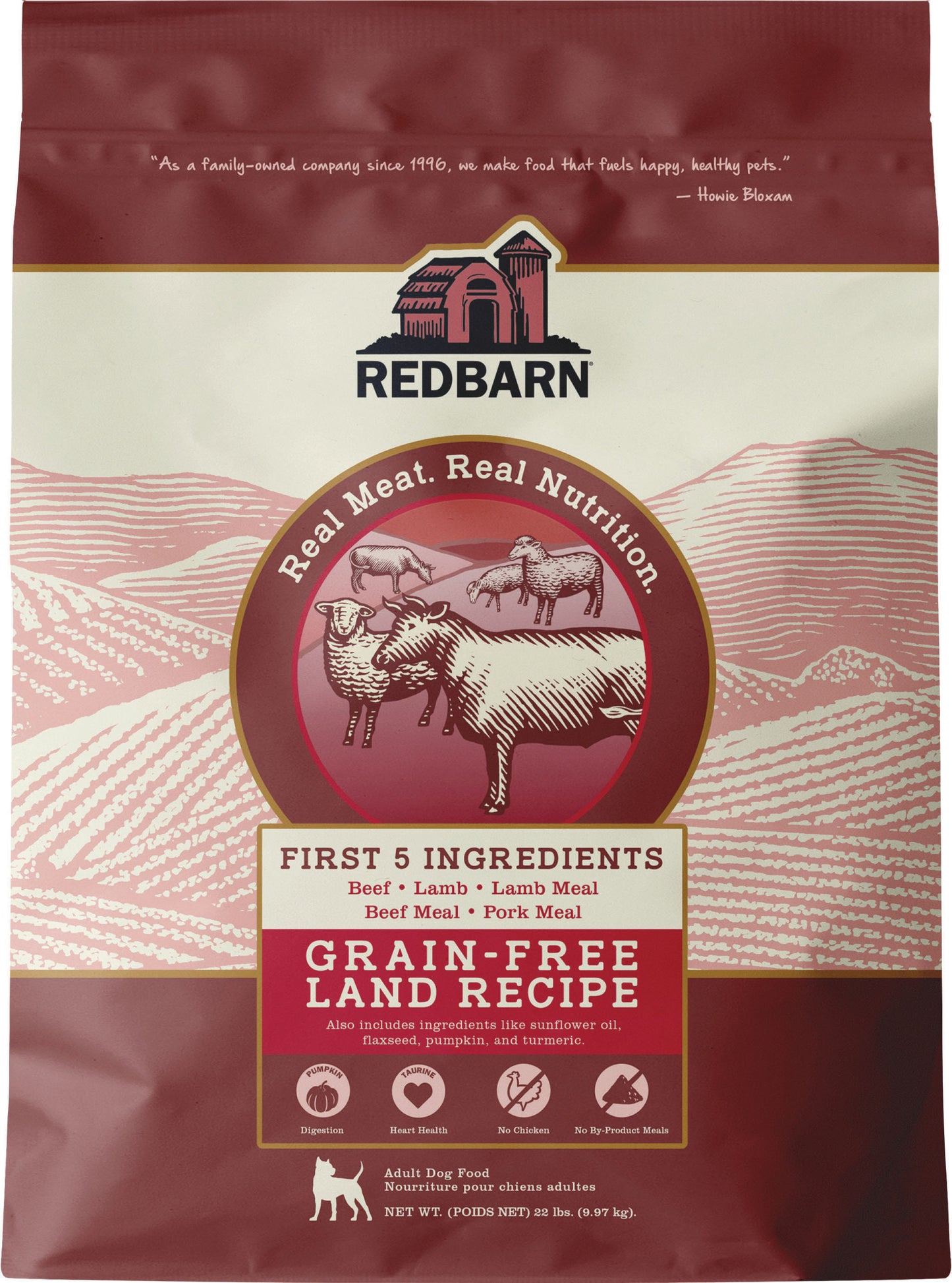 Redbarn Grain Free Land Recipe Dog Food