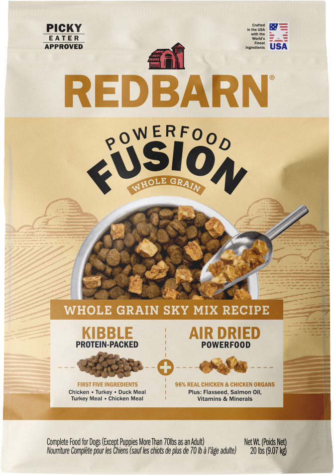 REDBARN WHOLE GRAIN FUSION SKY RECIPE DOG FOOD