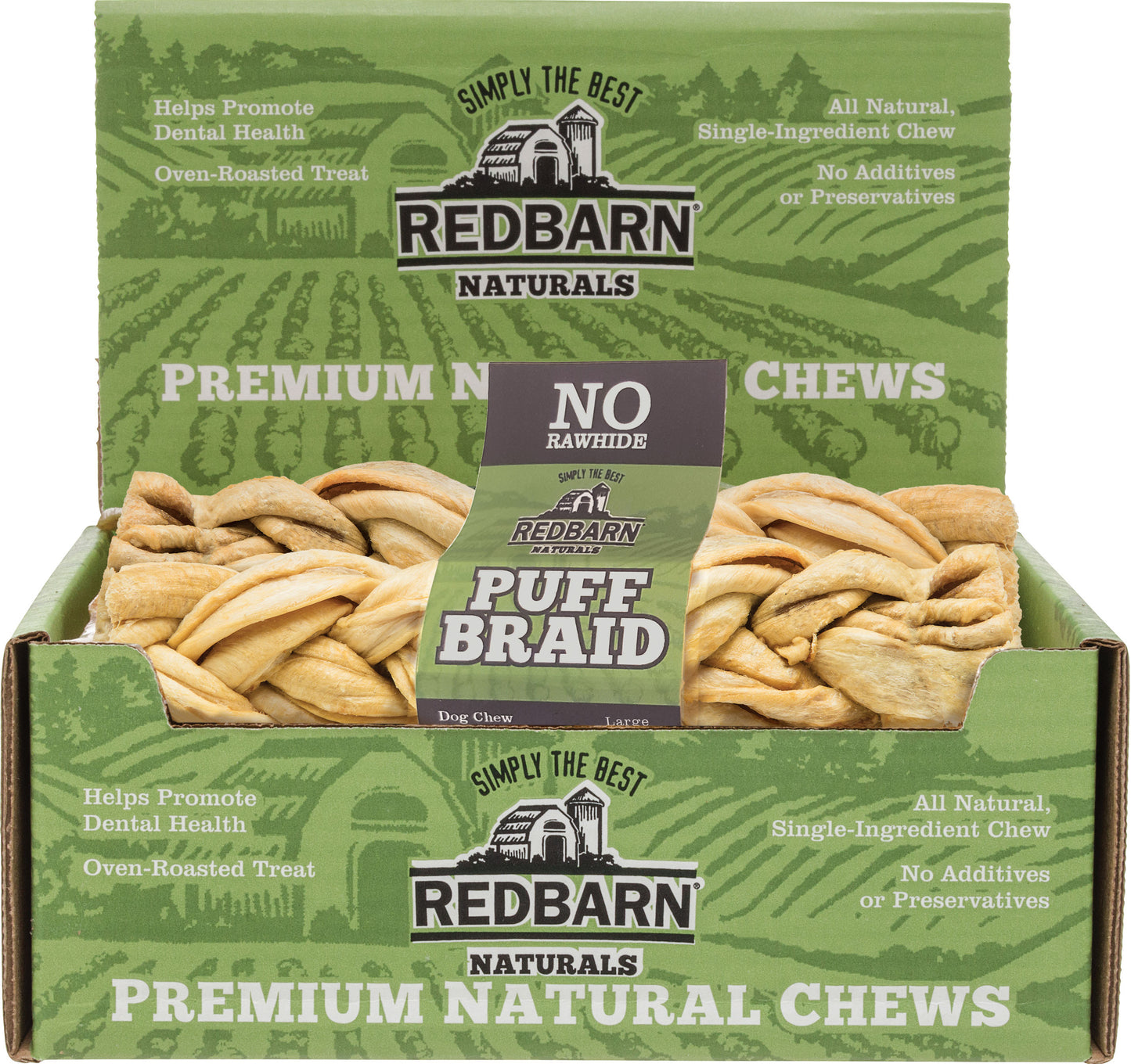 Redbarn Naturals Puff Braid (Pack Of 10)