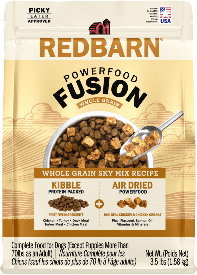 REDBARN WHOLE GRAIN FUSION SKY RECIPE DOG FOOD