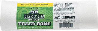 Redbarn 3 Pack of Cheese & Bacon Flavor Naturals Filled Bone Dog Chews, Large, Made in The USA3