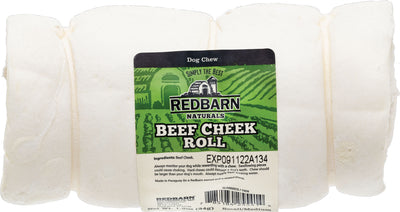 Redbarn Naturals Puffed Beef Cheek Roll (Pack Of 25)