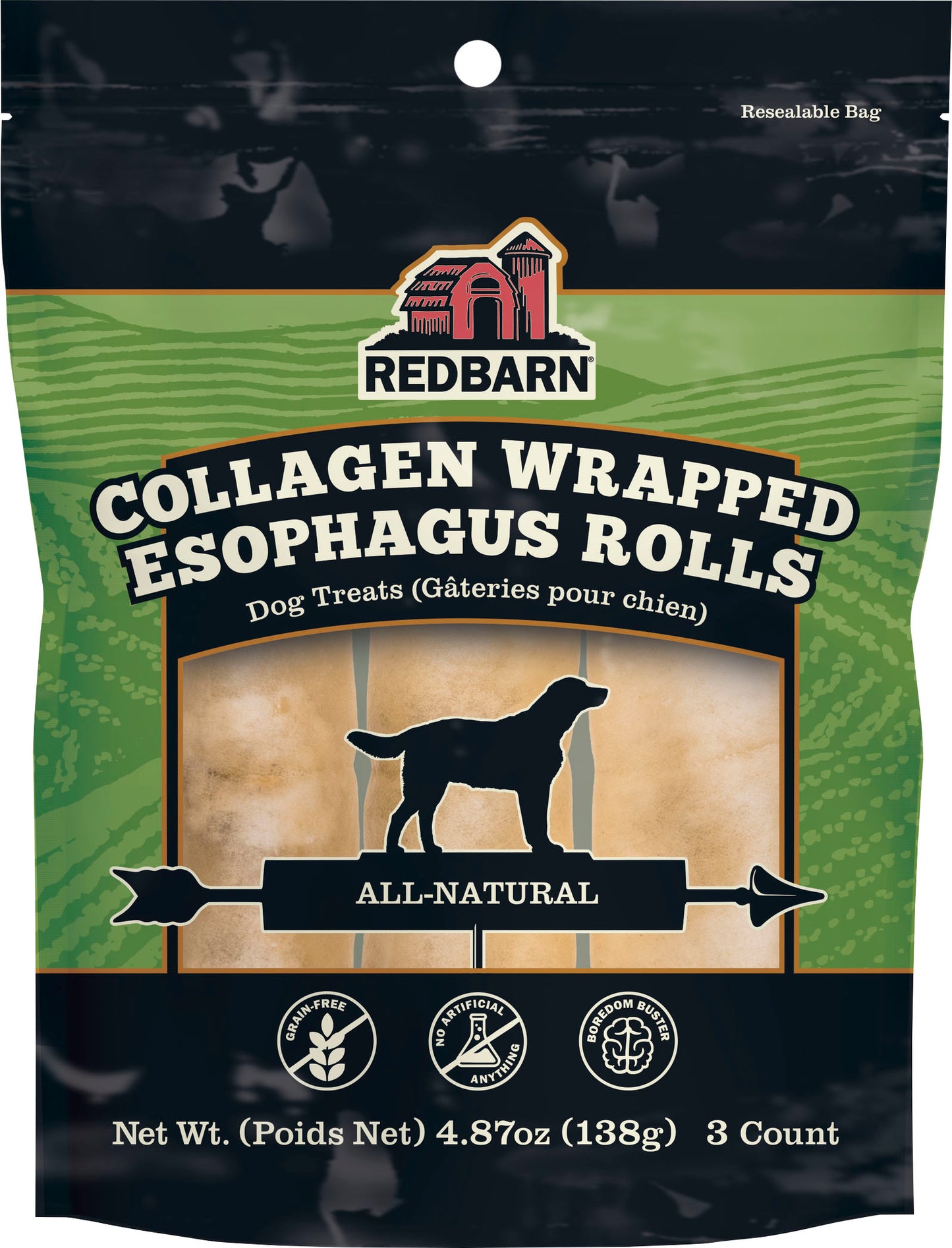 Redbarn Collagen Wrapped Esophagus Roll