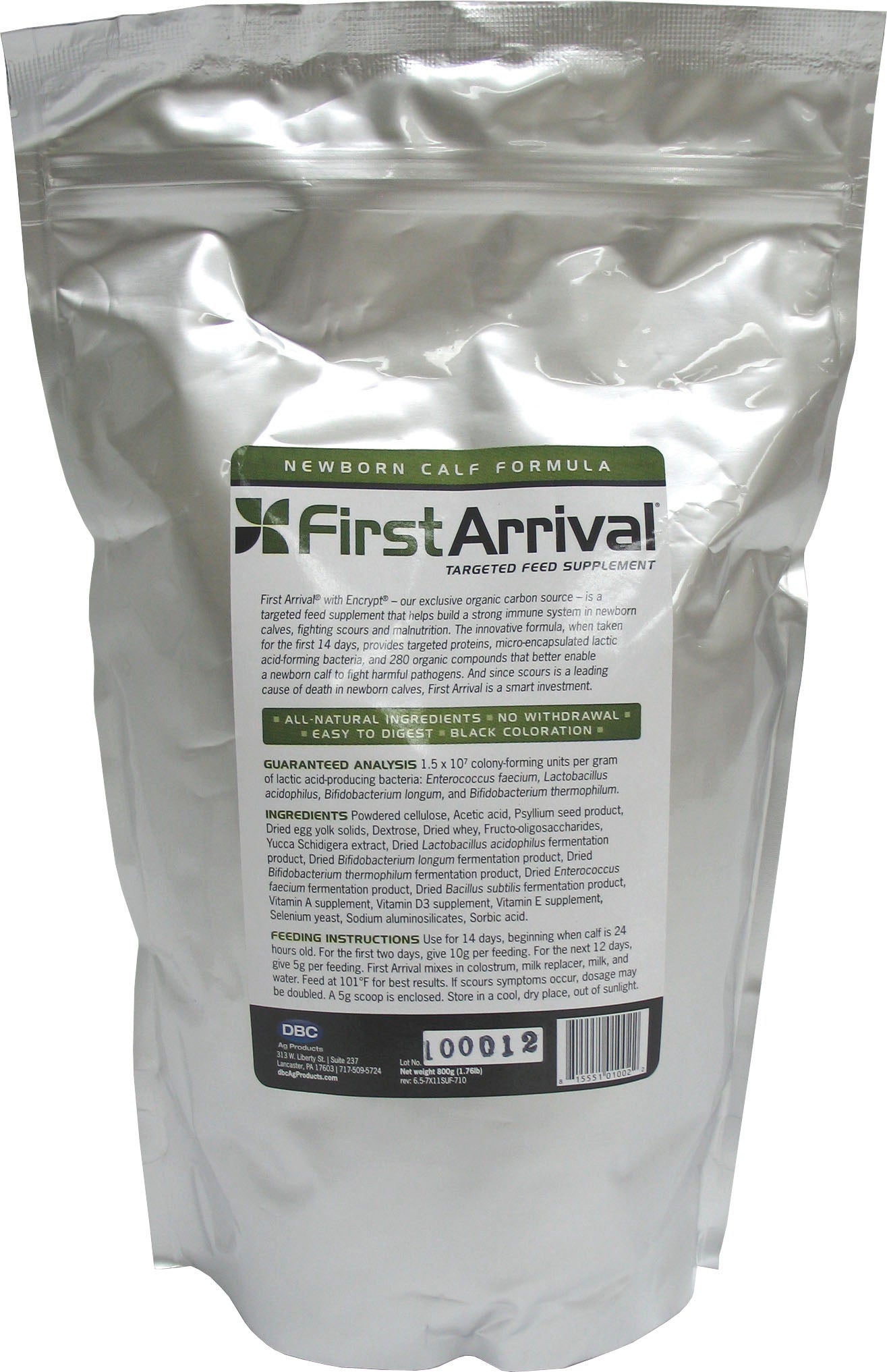 First Arrival W/Encrypt Newborn Calf Powder
