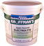Front view of a white bucket with a green label showing Kauffman's Apple Flavored Electrolyte, 5 lb.