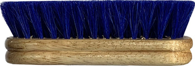 Legends Blue Horsehair Peanut Shaped Face Brush
