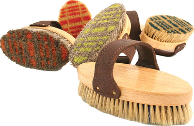 Legends Tartan Horsehair English Style Body Brush (Pack Of 12)