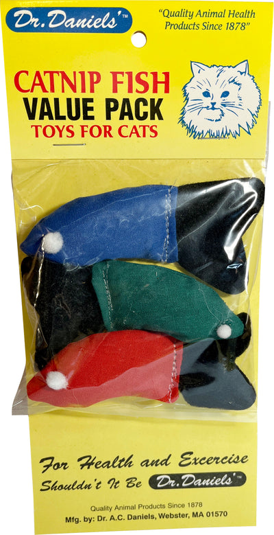 Dr. Daniels Catnip Fish 100% - Catnip Filled