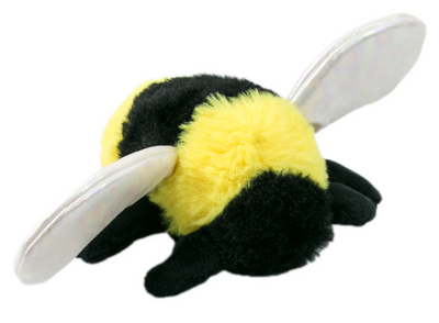 Tall Tails Plush Bee Dog Toy with Squeaker, 5 in