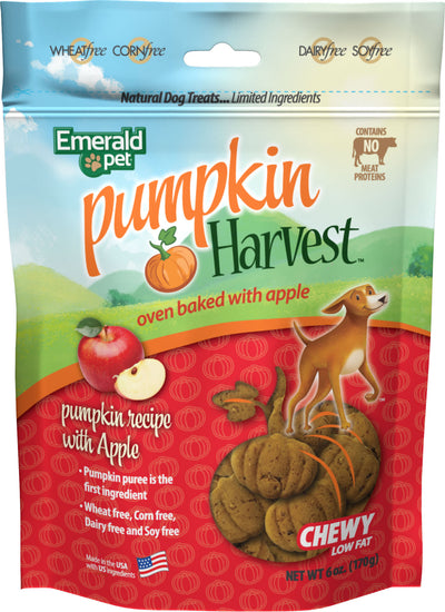 Emerald Pet Pumpkin Harvest Chewy Dog Treats