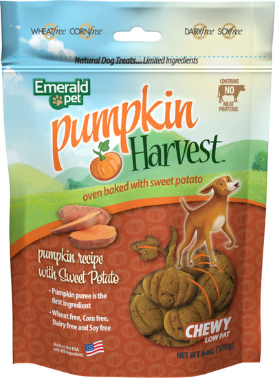 Emerald Pet Pumpkin Harvest Chewy Dog Treats