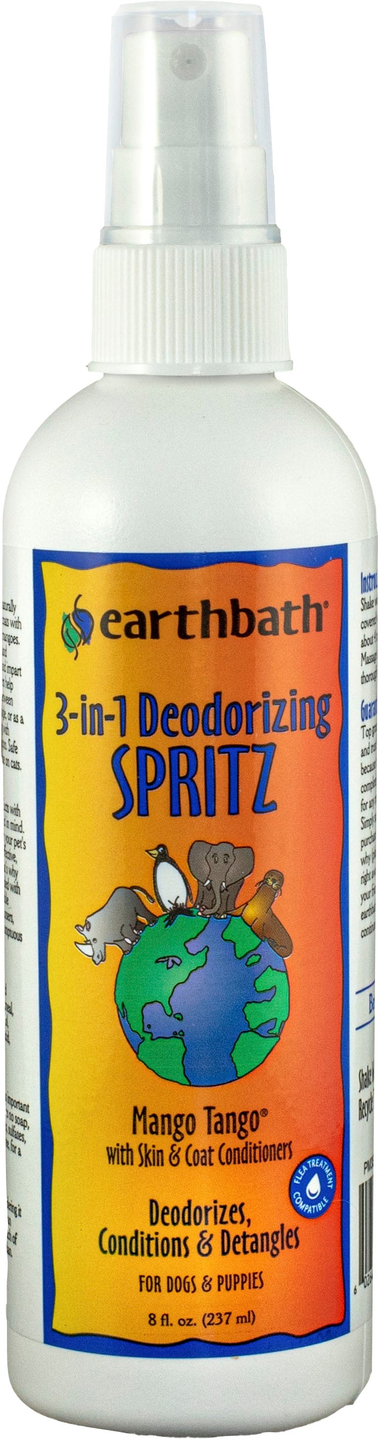 Earthbath 3-In-1 Deodorizing Spritz Pet Cond