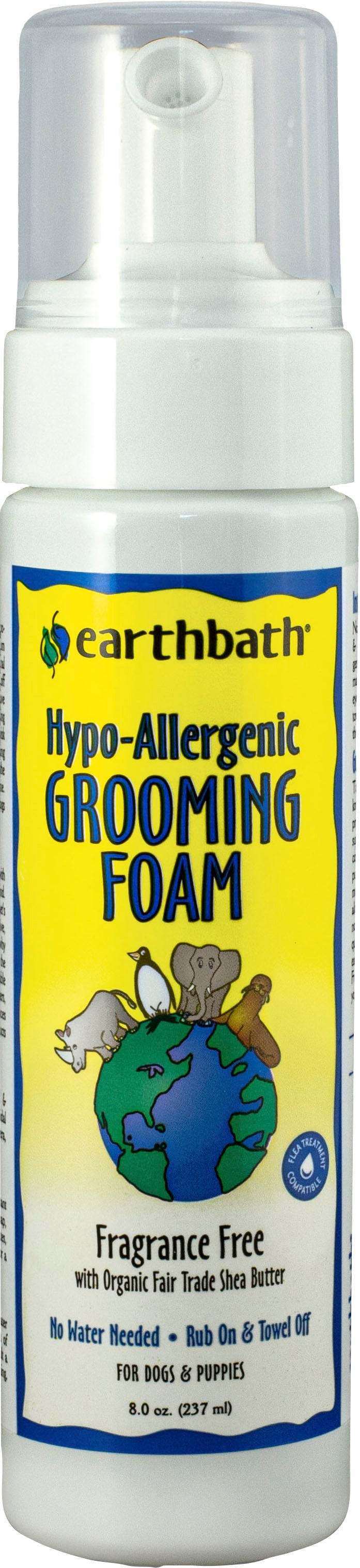 Earthbath Hypoallergenic Grooming Foam For Dogs