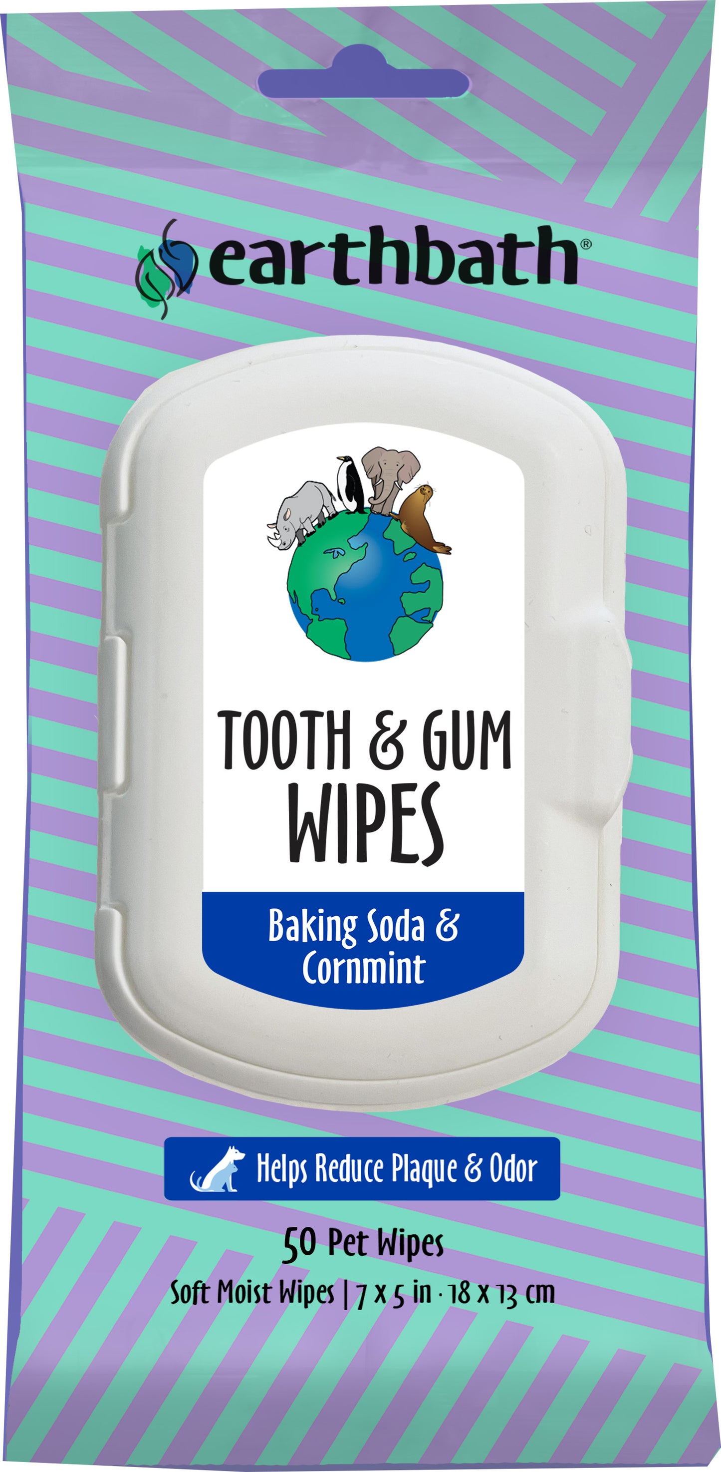 Earthbath Tooth & Gum Wipes (Pack Of 6)