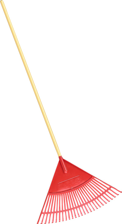 26 Tine Wood Handle Poly Leaf Rake